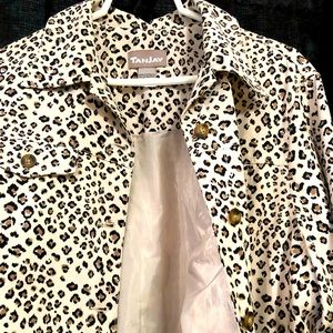 TANJAY JACKETS LEOPARD PRINT WOMENS SIZE XL